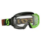 Crossbril Scott Hustle MX Black / Fluo Green - PROMO -50%, Motoren, Nieuw met kaartje, Motorcrosskleding, Scott