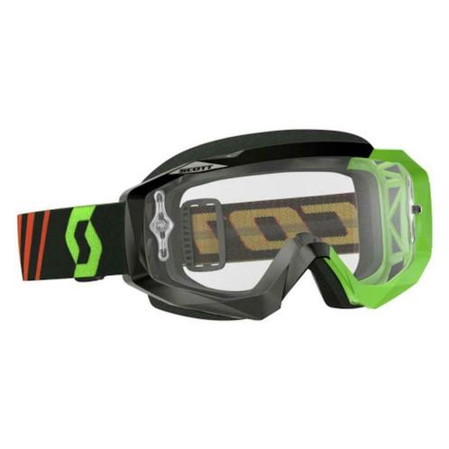 Crossbril Scott Hustle MX Black / Fluo Green - PROMO -50%, Motoren, Kleding | Motorkleding, Motorcrosskleding, Nieuw met kaartje