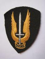 Militaria Ecusson Armée Française "Osons" F301, Collections, Emblème ou Badge, Armée de terre, Enlèvement ou Envoi