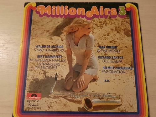Disque vinyl 33 tours MillionAirs 3, CD & DVD, Vinyles | Pop, 1960 à 1980, Enlèvement ou Envoi