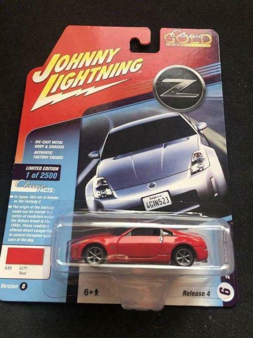 Johnny Lightning 2004 Nissan 350Z, Hobby en Vrije tijd, Modelbouw | Auto's en Voertuigen, Nieuw, Auto, Ophalen of Verzenden