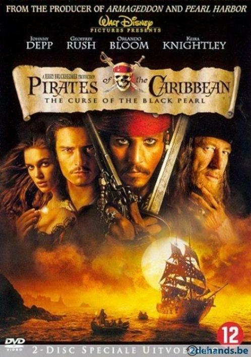 pirates of the caribbean the curse of the black pearl 2 disq, Cd's en Dvd's, Dvd's | Actie, Vanaf 12 jaar, Ophalen of Verzenden