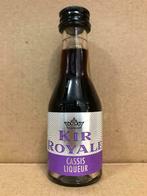 Kir Royale - Cassis Liqueur - Mignonnette d'alcool - 20 ml, Collections, Vins, Pleine, Autres types, Enlèvement ou Envoi, Neuf