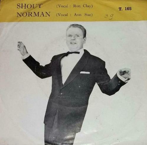 Ann Sue / Ronn Clay ‎– Norman / Shout '' Popcorn oldies '', Cd's en Dvd's, Vinyl Singles, Zo goed als nieuw, Single, Pop, 7 inch
