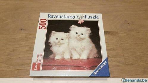 Ravensburger puzzel 15 215 5  katten "Little White Persians", Kinderen en Baby's, Speelgoed | Kinderpuzzels, Nieuw, Ophalen of Verzenden