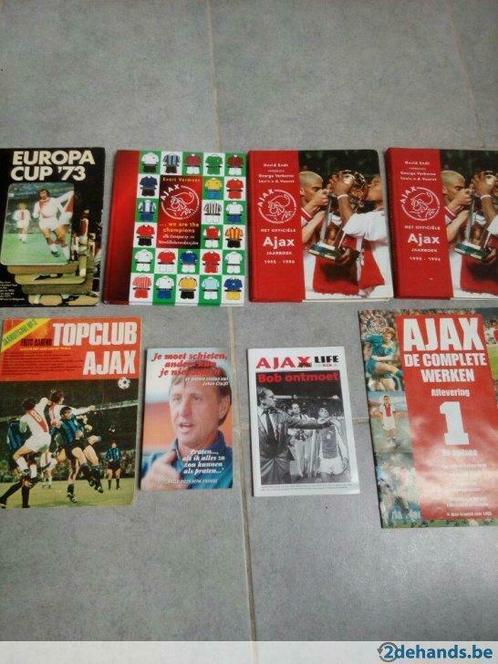 3 boeken Ajax Amsterdam, Sport en Fitness, Voetbal, Gebruikt, Overige typen, Ophalen