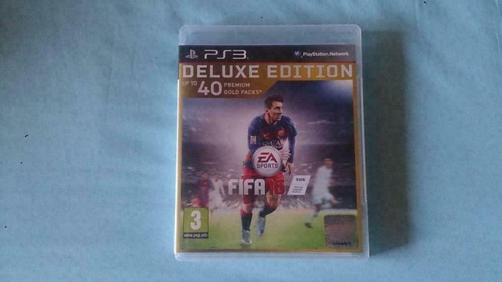 Fifa 16 deluxe edition, Games en Spelcomputers, Games | Sony PlayStation 3, Gebruikt, Ophalen of Verzenden