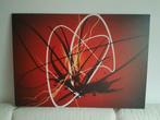 rood design schilderij op canvas 100 x 70, Ophalen