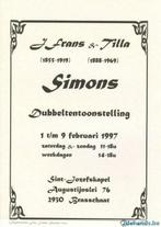 Catalogus Jan Frans & Tilla Simons, Antiek en Kunst