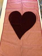 tafelloper, decoratie, hartje, valentijn, Huis en Inrichting, Ophalen of Verzenden, Gebruikt