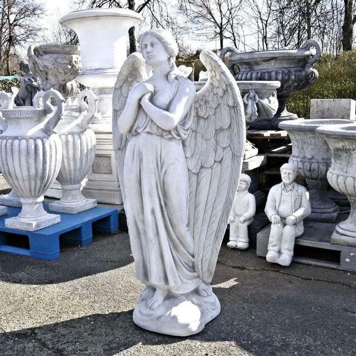 Tuinbeelden engel van beton, Tuin en Terras, Tuinbeelden, Nieuw, Engelenbeeld, Beton, Ophalen