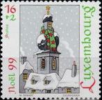 Luxembourg 1999 : timbre surtaxe de Noël, Luxembourg, Envoi, Non oblitéré
