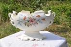 §jardiniere faience nimy ?decor fleur et papillon, Ophalen of Verzenden