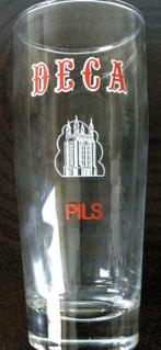 bier brouwerij glas Deca pils Woesten Decaestecker, Verzamelen, Ophalen of Verzenden, Zo goed als nieuw, Bierglas