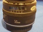 canon lens ef 50mm f/1.8 plus vivitar 52 mm UV HAZE, Audio, Tv en Foto, Ophalen of Verzenden, Gebruikt, Zoom