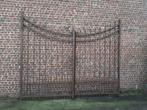 Grote stevige poort - hek - 350 cm breed x 300 cm hoogte