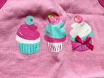 Roos cupcakes onderhemdje singlet marcelleke - maat 110 116, Jongen of Meisje, Ophalen of Verzenden, Zo goed als nieuw, Nacht- of Onderkleding