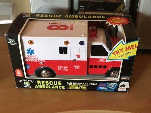 Rescue ambulance, Kinderen en Baby's, Speelgoed |Speelgoedvoertuigen, Gebruikt, Ophalen
