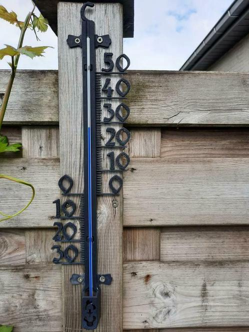 Buitenthermometer kunststof, Tuin en Terras, Tuinwanddecoratie, Zo goed als nieuw, Ophalen