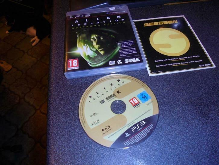Playstation 3 Alien Isolation Mostromo Edition (orig-complee, Games en Spelcomputers, Games | Sony PlayStation 3, Gebruikt, Vanaf 18 jaar