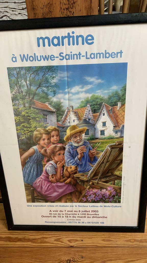 Martine poster, Verzamelen, Overige Verzamelen, Gebruikt