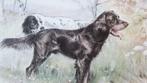 La  chasse kleurtekening gesigneerd 52x37, Ophalen