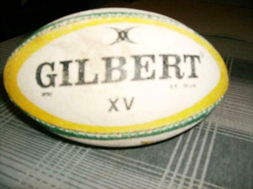 rugby ball, Sports & Fitness, Rugby, Utilisé, Ballon, Enlèvement ou Envoi