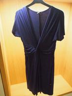 Blauw zwangerschapskleedje ‘love 2 wait’ maat S, Ophalen, Blauw, Jurk, Zo goed als nieuw