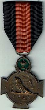 Belle médaille militaire Croix de l'Yser 1914-1918, Collections, Armée de terre, Envoi, Ruban, Médaille ou Ailes