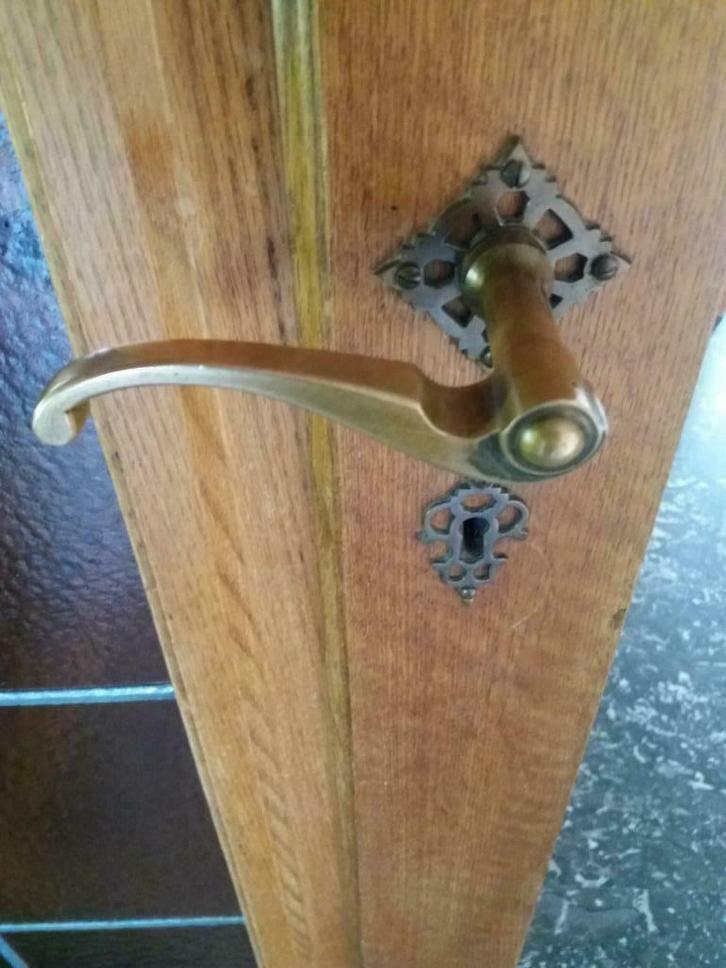 6 Poignées de porte complètes, Huis en Inrichting, Woonaccessoires | Overige, Gebruikt, Ophalen of Verzenden