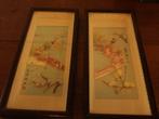 2 stuks chinese kaders parelmoer, Antiek en Kunst, Ophalen of Verzenden
