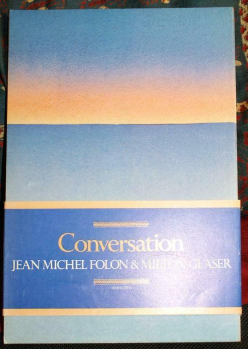 Jean Michel Folon & Milton Glaser - Conversation - EO 1983, Boeken, Kunst en Cultuur | Beeldend, Nieuw, Schilder- en Tekenkunst