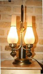 Lampe rétro en laiton, Maison & Meubles, Métal, Enlèvement, Utilisé, Moins de 50 cm