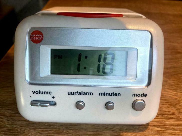 sprekende klok wekker slechtzienden, Elektronische apparatuur, Overige elektronische apparatuur, Zo goed als nieuw, Ophalen of Verzenden