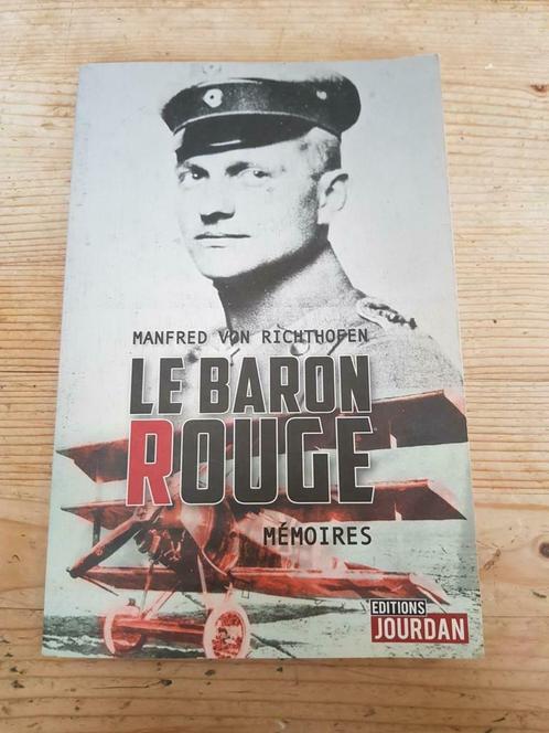 Manfred von Richthofen LE BARON ROUGE ed. Jourdan RARE !!, Boeken, Oorlog en Militair, Zo goed als nieuw, Luchtmacht, Voor 1940