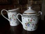 Melkkannetje + suikerpot porselein Limoges, Antiek en Kunst, Ophalen