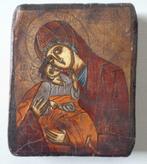 Religieus Icoon op hout (13,5 cm x 16 cm), Antiek en Kunst, Kunst | Schilderijen | Klassiek, Ophalen of Verzenden