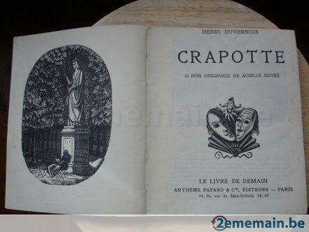 Crapotte, Henri Duvernois, Antiquités & Art, Antiquités | Livres & Manuscrits