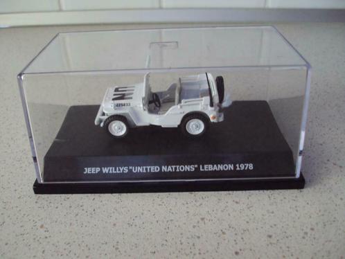 Jeep Willy "United Nations" Lebanon 1978 Miniatuurauto., Hobby en Vrije tijd, Modelauto's | 1:43, Zo goed als nieuw, Auto, Ophalen of Verzenden