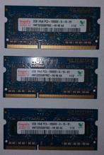 Mémoire PC portable DDR3 6GB 1333Mhz (3x2GB), Informatique & Logiciels, Mémoire RAM, 2 GB, Utilisé, Laptop, Enlèvement ou Envoi