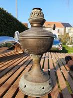 Koperen petroleumlamp zonder glas, Ophalen of Verzenden, Zo goed als nieuw, Glas