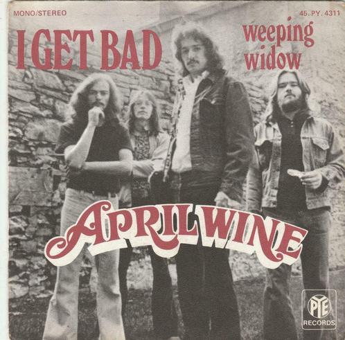 45T: April Wine: I get bad : Hard Rock, CD & DVD, Vinyles Singles, Single, Rock et Metal, 7 pouces, Enlèvement ou Envoi