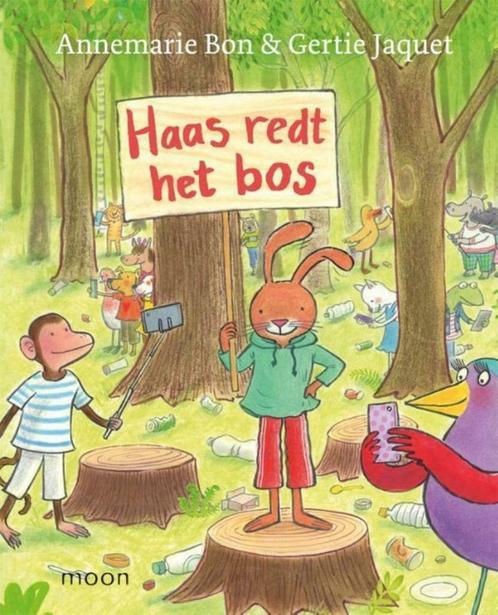 Annemarie Bon - Haas redt het bos, Boeken, Kinderboeken | Jeugd | onder 10 jaar, Nieuw, Ophalen of Verzenden