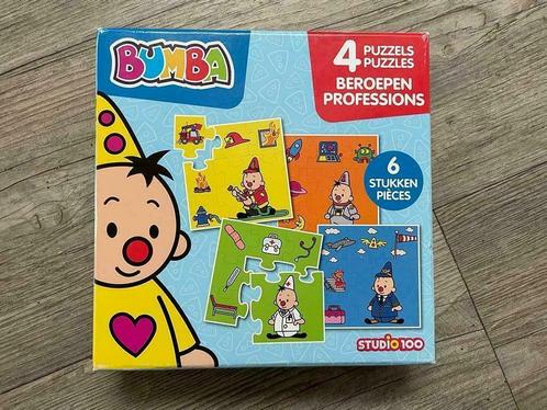 4 puzzels bumba, Kinderen en Baby's, Speelgoed | Kinderpuzzels, Zo goed als nieuw, 2 tot 4 jaar, Minder dan 10 stukjes, Ophalen