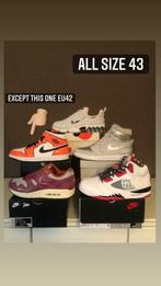 Nike Jordan 1 air Max 1 kukini stussy patta, Kleding | Heren, Schoenen, Ophalen of Verzenden, Zo goed als nieuw, Nike
