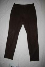 Pantalon femme en daim marron 'Lamon-Nuytens', Taille: 40, Lamon-nuytens, Brun, Taille 38/40 (M), Porté