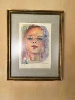 Schilderij vrouw, Ophalen