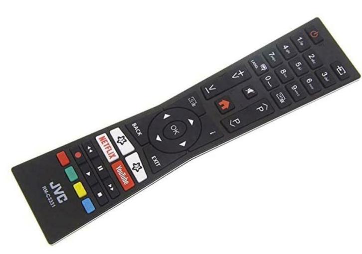 Afstandsbediening JVC Smart TV met NetFlix en YouTube, Audio, Tv en Foto, Afstandsbedieningen, Nieuw, Origineel, Tv, Ophalen of Verzenden