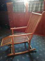 Schommelstoel stoel fauteuil ligstoel, Huis en Inrichting, Ophalen, Nieuw, Hout, Eén