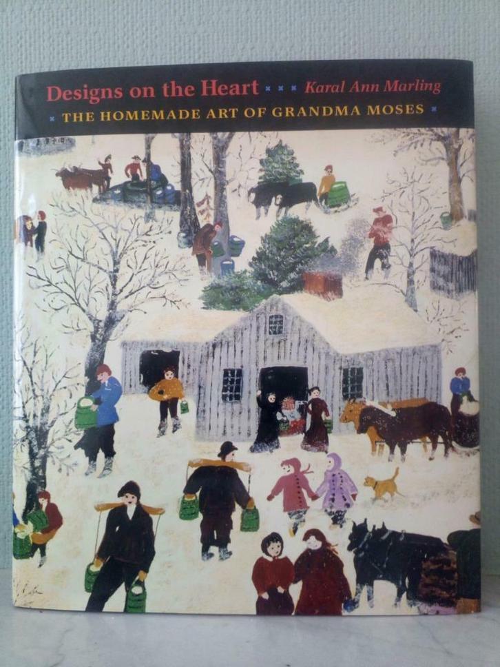 Designs on the heart. The homemade art of Grandma Moses, Boeken, Kunst en Cultuur | Beeldend, Zo goed als nieuw, Schilder- en Tekenkunst